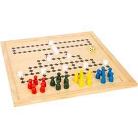 Jeu 2-en-1 Halma et Barricade en bois