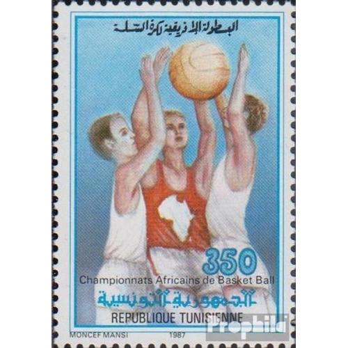 Tunisie Mer.-No.: 1155 (Complète Edition) Neuf Avec Gomme Originale 1987 Afrik. Basketballmeisterschaft