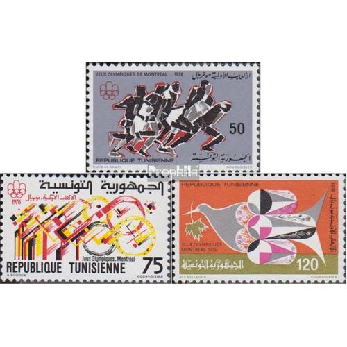 Tunisie 897-899 (Complète Edition) Neuf Avec Gomme Originale 1976 Jeux Olympiques Été