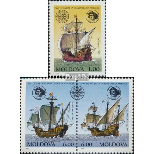 Moldawien 46,47-48 Couple (Complète Edition) Neuf Avec Gomme Originale 1992 Amérique