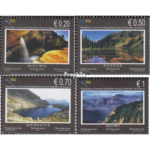 Kosovo 163-166 (Complète Edition) Neuf Avec Gomme Originale 2010 Parcs Nationaux