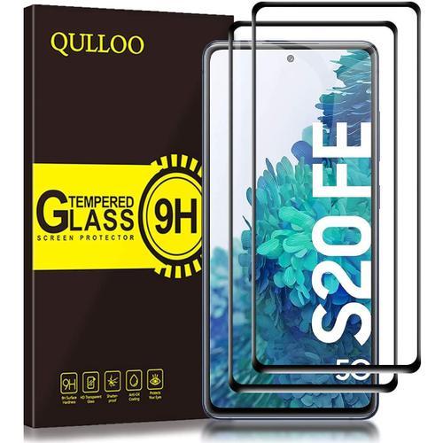 Verre Trempé Samsung Galaxy S20 Fe / S20 Fe 5g, Protecteur D'écran Ultra Résistant Dureté 9h Film Protection Écran Samsung Galaxy S20 Fe / S20 Fe 5g-Noir