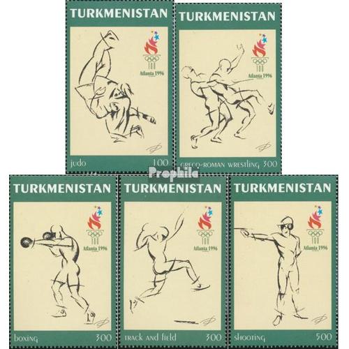Turkménistan 60-64 (Complète Edition) Neuf Avec Gomme Originale 1997 Olympia
