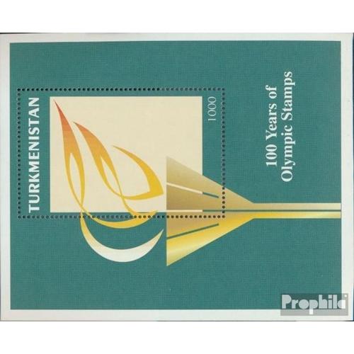 Turkménistan Bloc 7 (Complète Edition) Neuf Avec Gomme Originale 1997 Olympia