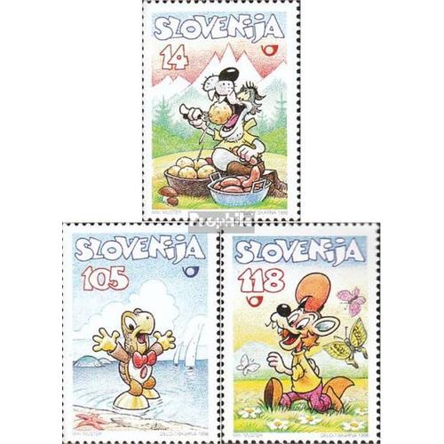 Slovénie 220-222 (Complète Edition) Oblitéré 1998 Personnages