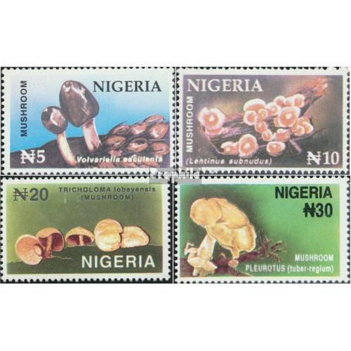 Nigeria 671-674 (Complète Edition) Neuf Avec Gomme Originale 1996 Champignons