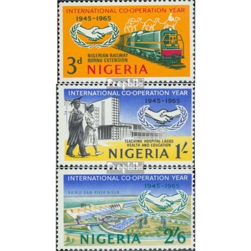 Nigeria 169-171 (Complète Edition) Neuf Avec Gomme Originale 1965 20 Années Nations Unies