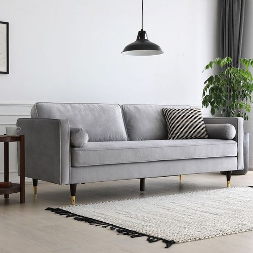 Nalha Gris Clair 3p Velours