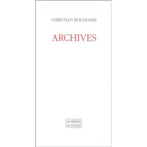 Christian Boltanski - Archives