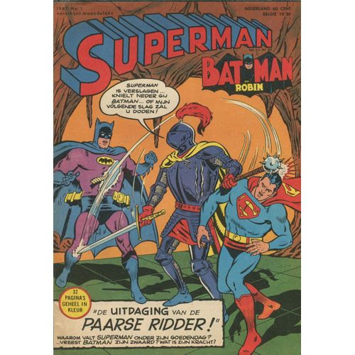 Superman Et Batman Avec Robin