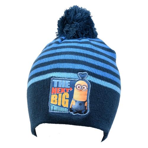 Bonnet Fantaisie Licence Ultra Doux Pour Garçon 770931 Les Minions Bleu