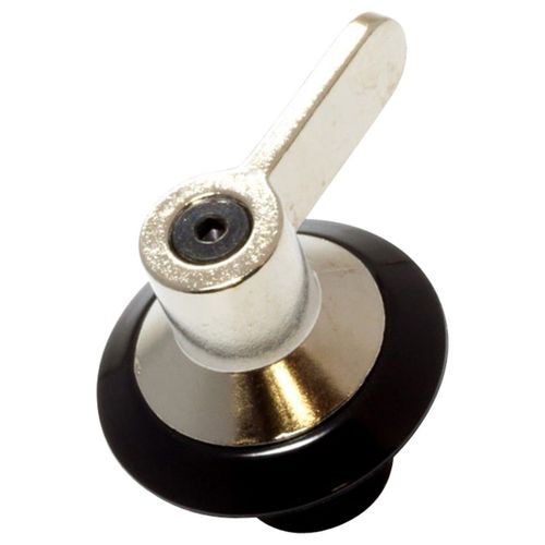 Bouton de commande noir/inox (295003-28764) Four cuisinière (694975086 SMEG)