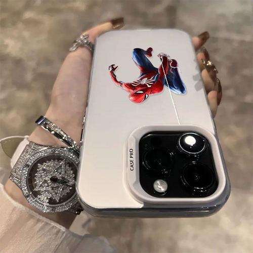 Coque De Téléphone Marvel Cool Spider-Man Shot Absorbe Ouissant Samsung Galaxy A32 A52 A51 A31 A14 A24 A34 A54 A03s A13 A23 A33 A53 A30s Nouveau