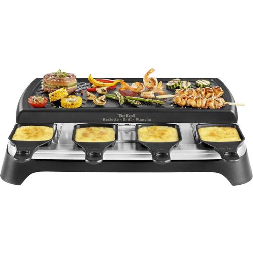 Tefal Gourmet RE459812 - Raclette/grill/plancha - 1.4 kWatt - noir