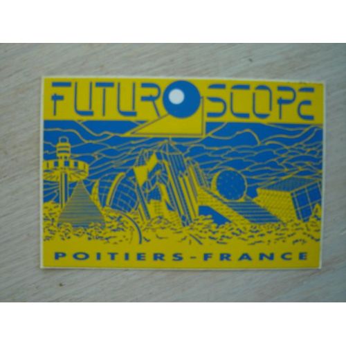 Autocollant *1995** Futuroscope Poitiers France