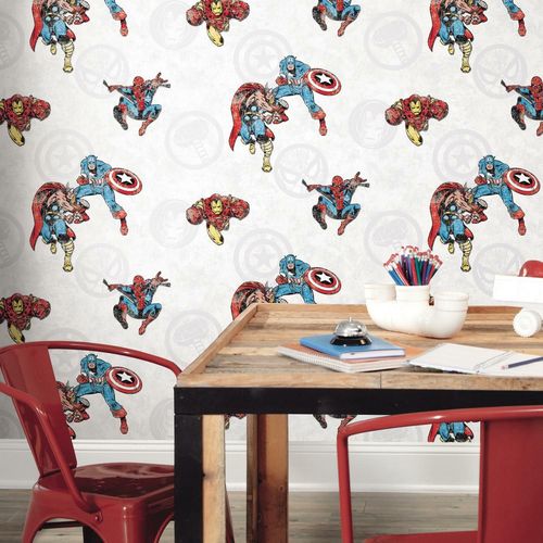 Papier paint adhésif Marvel Avengers Classic DISNEY - 45,72 cm x 5.74 m