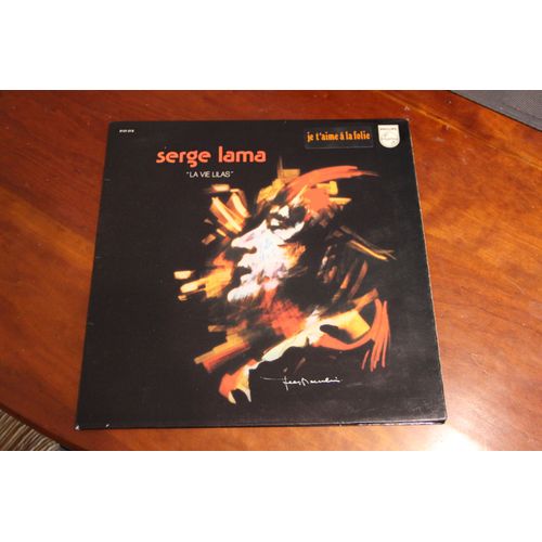 Album Serge Lama "La Vie Lilas"