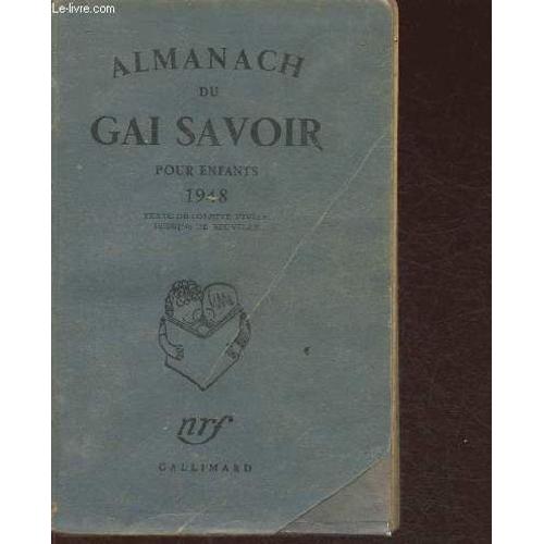Almanach Du Gai Savoir Pour Enfants 1948