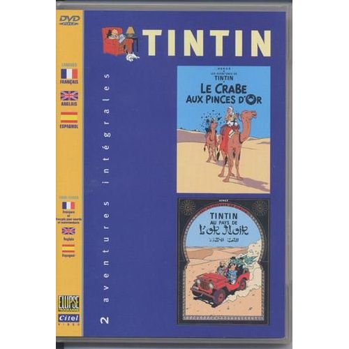 Tintin - Le Crabe Aux Pinces D'or + Tintin Au Pays De L'or Noir