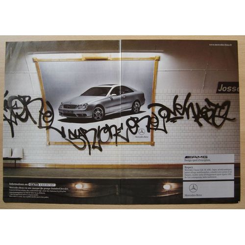 Publicité Papier - Voiture Mercedes C L K De 2003