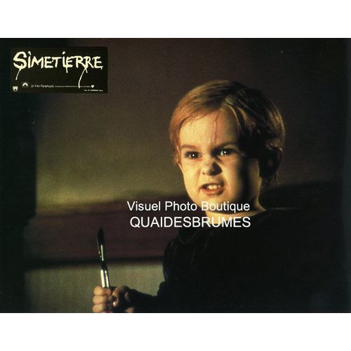 Simetierre - Pet Sematary : Jeu De Photos D'exploitation Cinématographique - Format 21x27 Cm - De Mary Lambert Avec Dale Midkiff, Denise Crosby, Fred Gwynne, Brad Greenquist, Michael Lombard - 1989