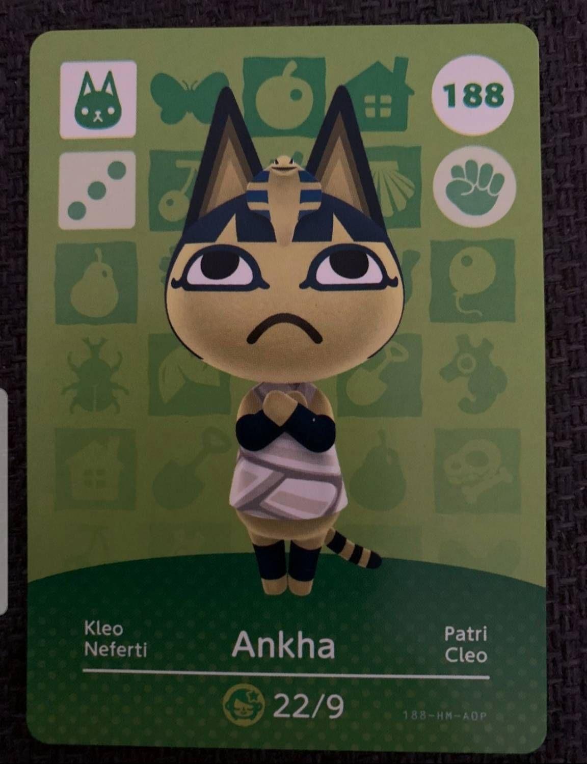 Carte Amiibo Ankha/Neferti - Cartes de jeux | Rakuten