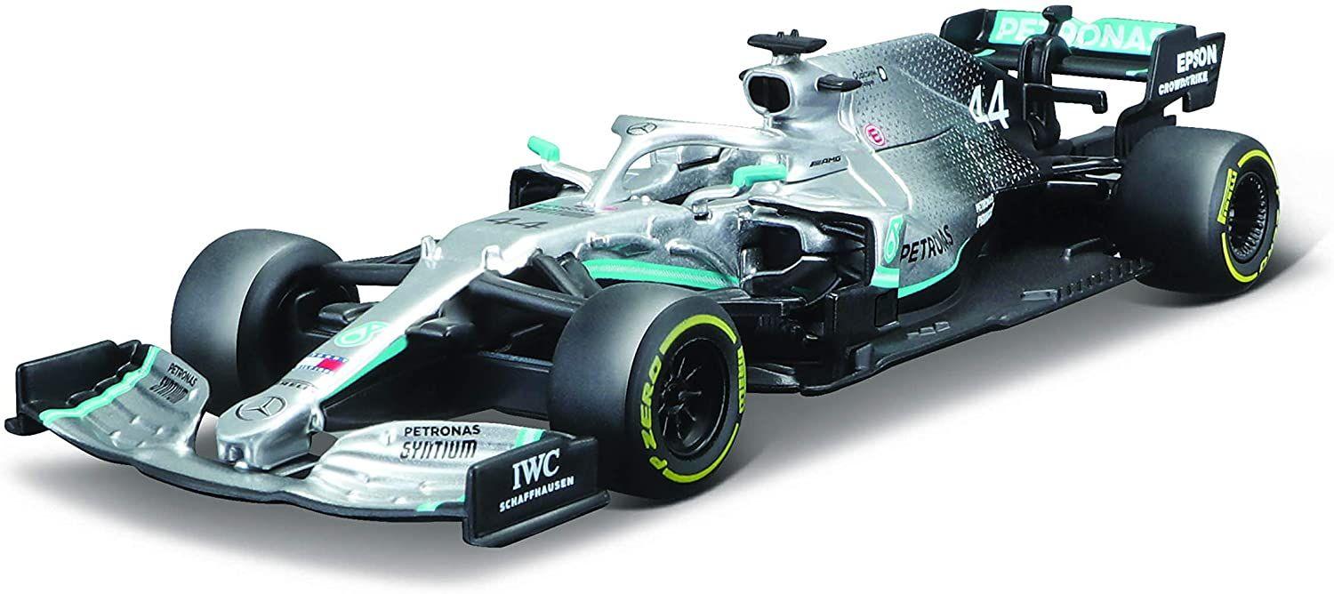 Voiture Miniature 1/43 Bburago Mercedes-AMG Petronas Motorsport Team Lewis  Hamilton F1 Driver Officiel Formule 1