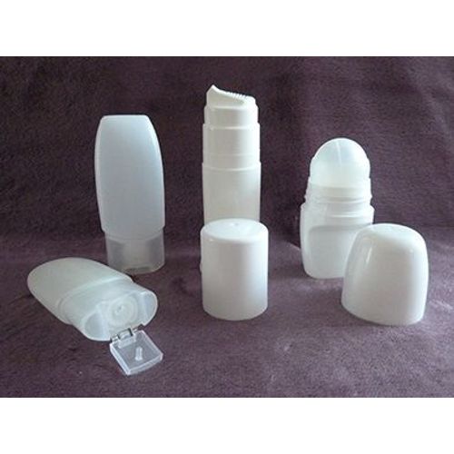Flacons Cosmétiques Plastique Blanc