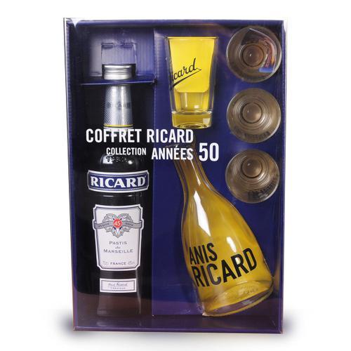 Coffret Ricard 70cl Collection Années 50
