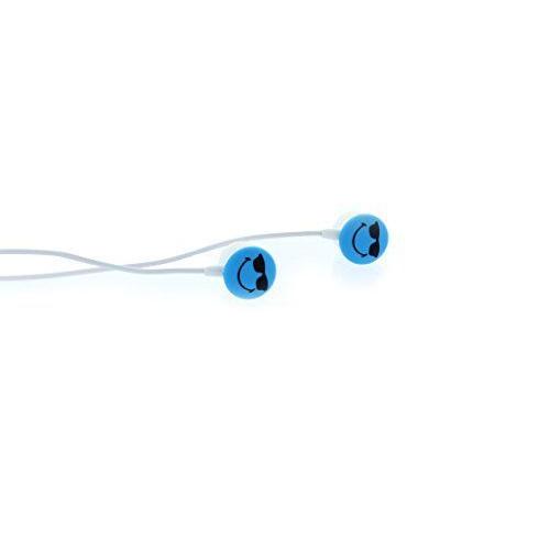 Mobility Lab Intra Smiley World - Écouteurs avec micro - intra-auriculaire - filaire - jack 3,5mm - bleu