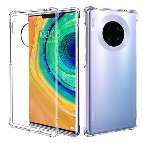 Huawei Mate 30 Pro, Coque Ultra-Mince Souple Transparent Antichoc Avec Coin Renforcé Bumper Pour Huawei Mate 30 Pro