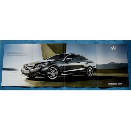 Publicité Papier - Voiture Mercedes Classe E Coupé De 2009