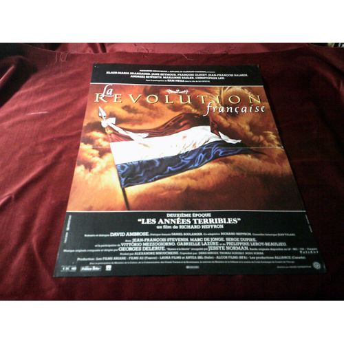 Affiche Original De Cinema 60 X 40 "Revolution Francaise " Deuxieme Epoque Les Annees Terribles Film De Richard Heffron