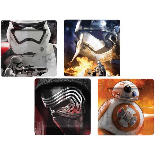 Funko Homewares - Assiettes En Mélamine Avec Personnages Photographiques De Star Wars - Lot De 4