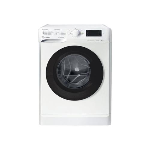 Indesit MyTime MTWE 81683 WK FR Machine à laver Blanc avec porte noire - Chargement frontal