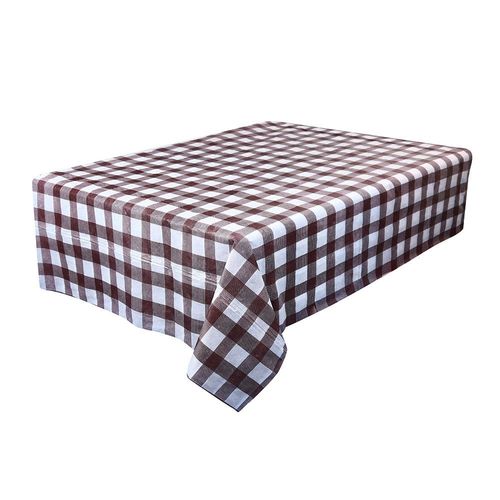 Nappe De Table Rectangulaire À Carreaux, Décoration De Cuisine, Maison, Couverture De Table À Rayures, Avec Pompon, 20may27