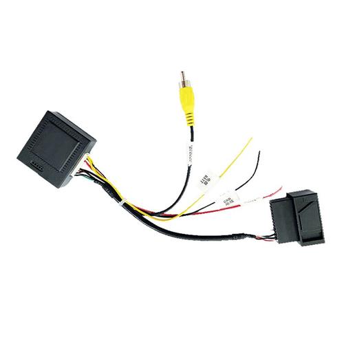 Convertisseur de Signal RGB vers (RCA) AV CVBS, boîtier adaptateur pour caméra de recul, Tiguan Golf 6 Passat CC