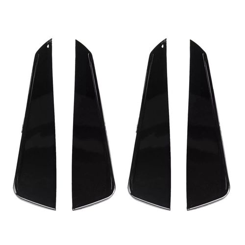 Becquet De Séparateur D'air Latéral De Pare-Chocs Avant Noir, 4 Pièces, Pour Benz Mercedes W176 A180 A200 A220 A250 Amg A45 Classe A 2016 ¿ 2018