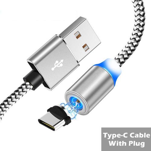 Câble de Charge USB magnétique pour iPhone 7 8plus 11 Pro Huawei