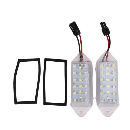 2 Ampoules Led Sans Erreur Pour Plaque D'immatriculation, Lumière Blanche Pour Mitsubishi Lancer X Evo 2003 ¿ 2017, 18smd