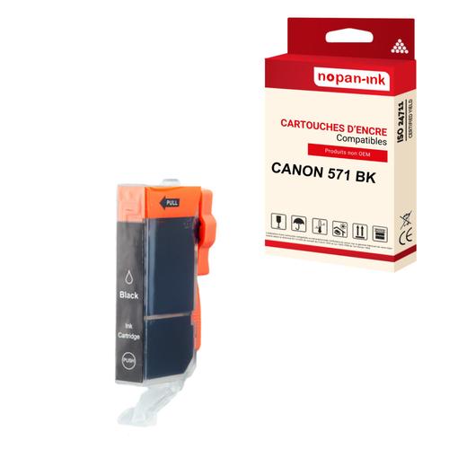 NOPAN-INK - x1 Cartouche compatible pour CANON 571 XL 571XL Noir pour Canon MG 5700 Series MG 5750 MG 5750 Series MG 5751 MG 6800 Series MG 6850 MG 7