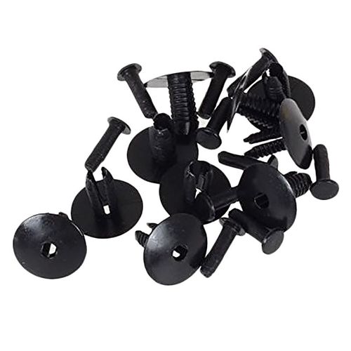 50 Boutons Poussoirs De Panneau Décoratifs, Doublés De Garde-Boue Avec Attaches, Rivets Adaptés À Bmw Ford Gm Peugeot