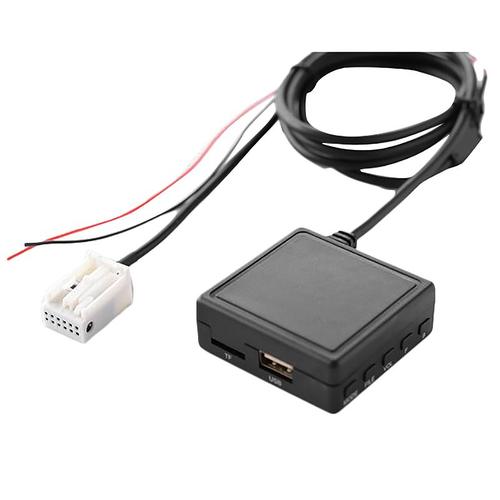 Adaptateur de câble auxiliaire Bluetooth 5.0 pour voiture, TF USB adapté à la Peugeot 207 307 407 308