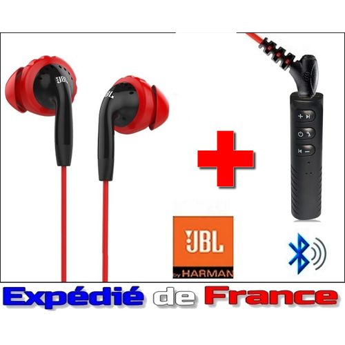 JBL Inspire 100 + Récepteur BLUETOOTH - Écouteurs Sport Twistlock intra-auriculaire avec ou sans fil