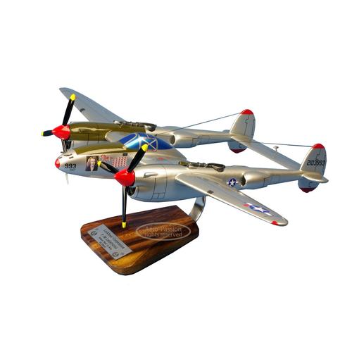 Maquette Avion - P-38j Lightning - J-Lo R.Bong-Aero-Passion