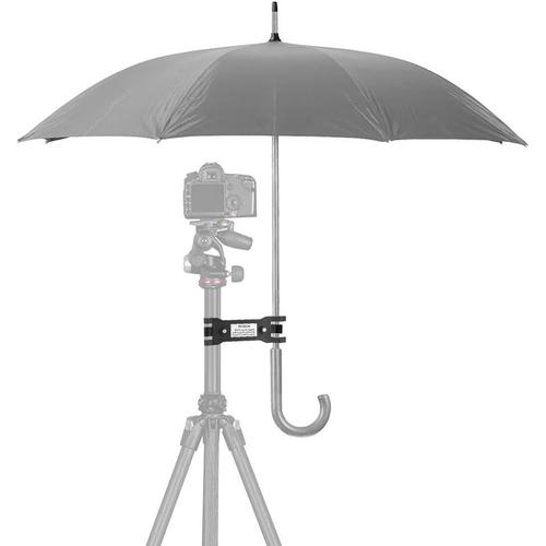 Pince de tr¿¿pied pour parapluie - Pour appareil photo d'ext¿¿rieur - Accessoire de photographie pour les amateurs de photographie - Noir