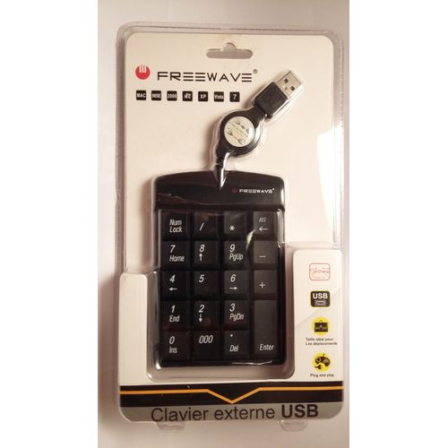 Clavier Pave numérique USB FREEWAVE