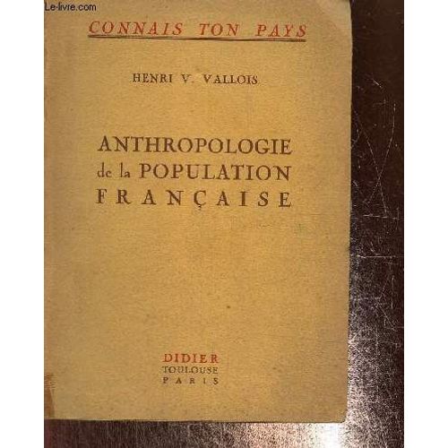 Anthropologie De La Population Française