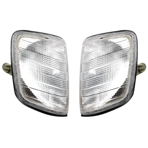 Clignotant D'angle Avant Pour Mercedes-Benz, 1 Paire, Feu Clignotant Pour Mercedes-Benz W124 E320 E420 E500 1994-1996 1248261143 1248261243