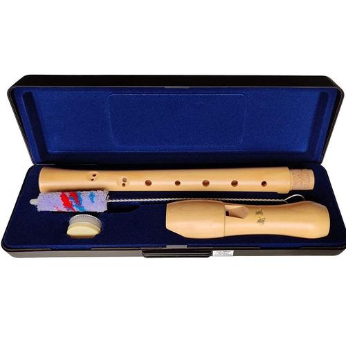 Lucky_Mall Flute A Bec Avec Doigte Baroque En Bois Lucky_Mall